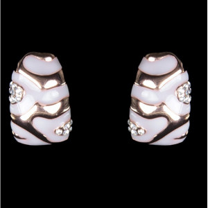 Серьги Зебра