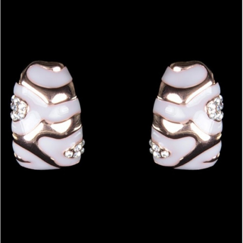 Серьги Зебра