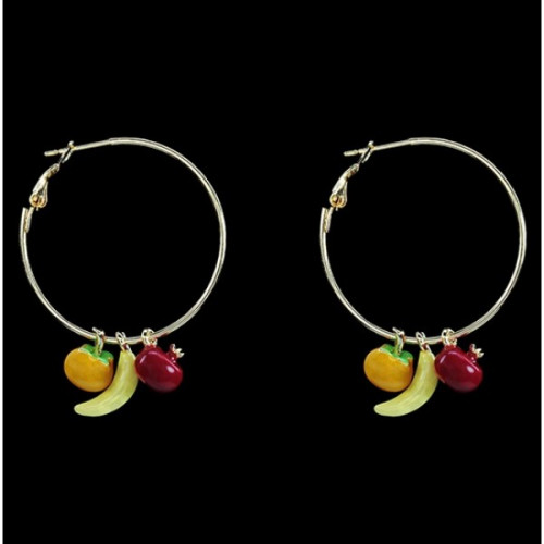 Серьги Хурма и Банан