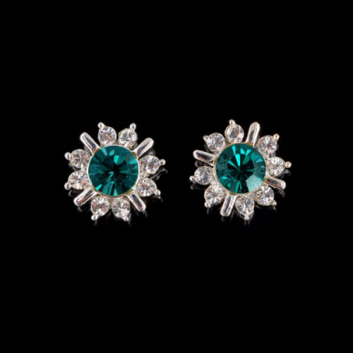 Серьги Весна в родии