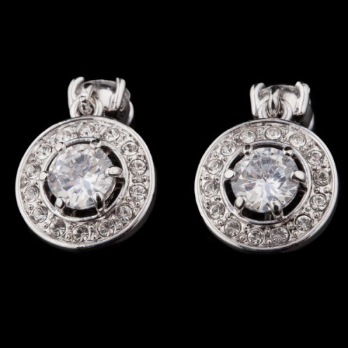 Серьги Королева в родии