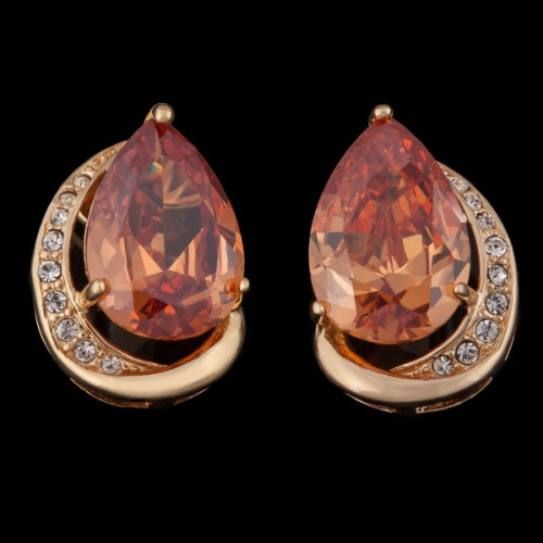 Серьги Золотой Топаз