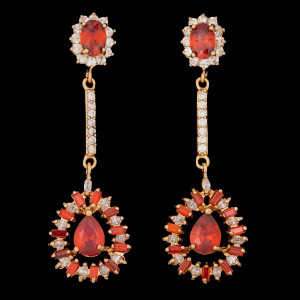 Серьги Красотка в золоте