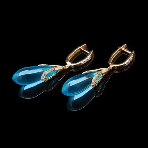 Серьги Капель