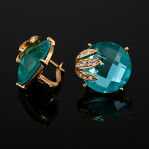 Серьги Бирюза