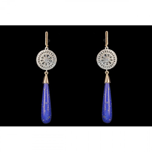 Серьги Леди Блю