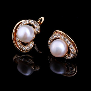 Серьги Суматра в золоте