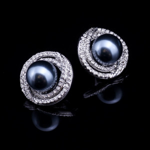 Серьги Черный Жемчуг