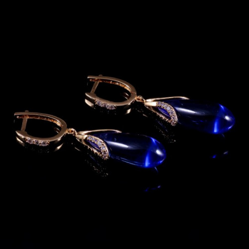 Серьги Сапфир Клеопатры