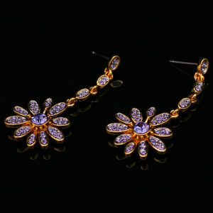 Серьги Рококо Топаз