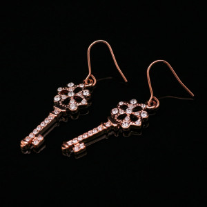 Серьги Золотой Ключик