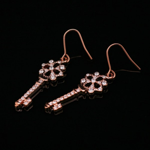 Серьги Золотой Ключик