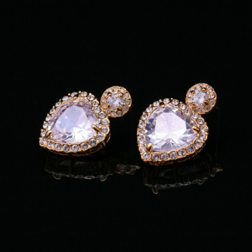 Серьги Золотое Сердце в золоте