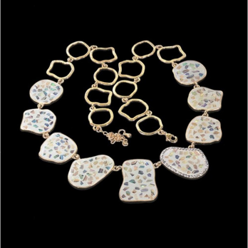 Подвеска Золотая Эмаль