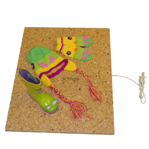 ТРИО Деревяная подставка обогреватель из ОСБ 62х50см 160Вт до 50°С