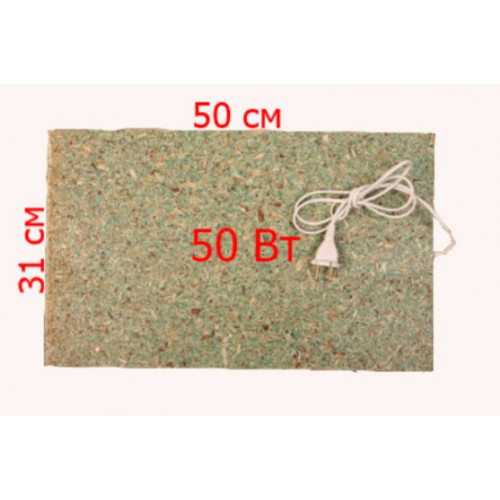 ТРИО Деревяная подставка обогреватель из ОСБ 50х31см 50Вт до 35°С