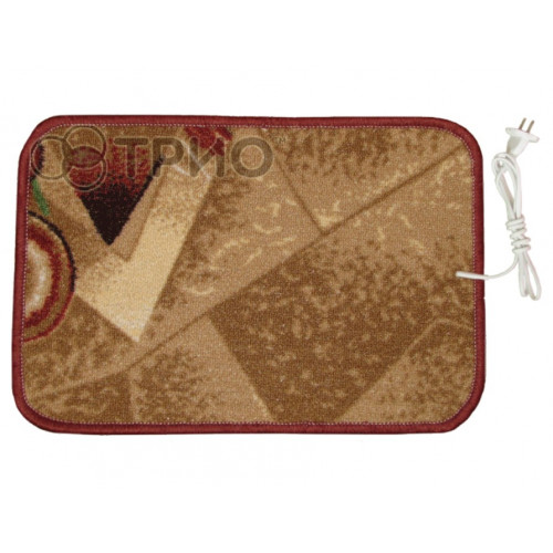 ТРИО Коврик согревательный в ковролине 55х33х0.5см 30Вт до 40°С