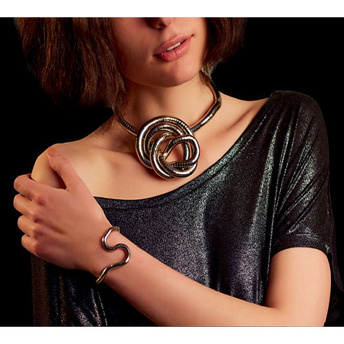 Подвеска плетёная Змейка, диаметр 5мм